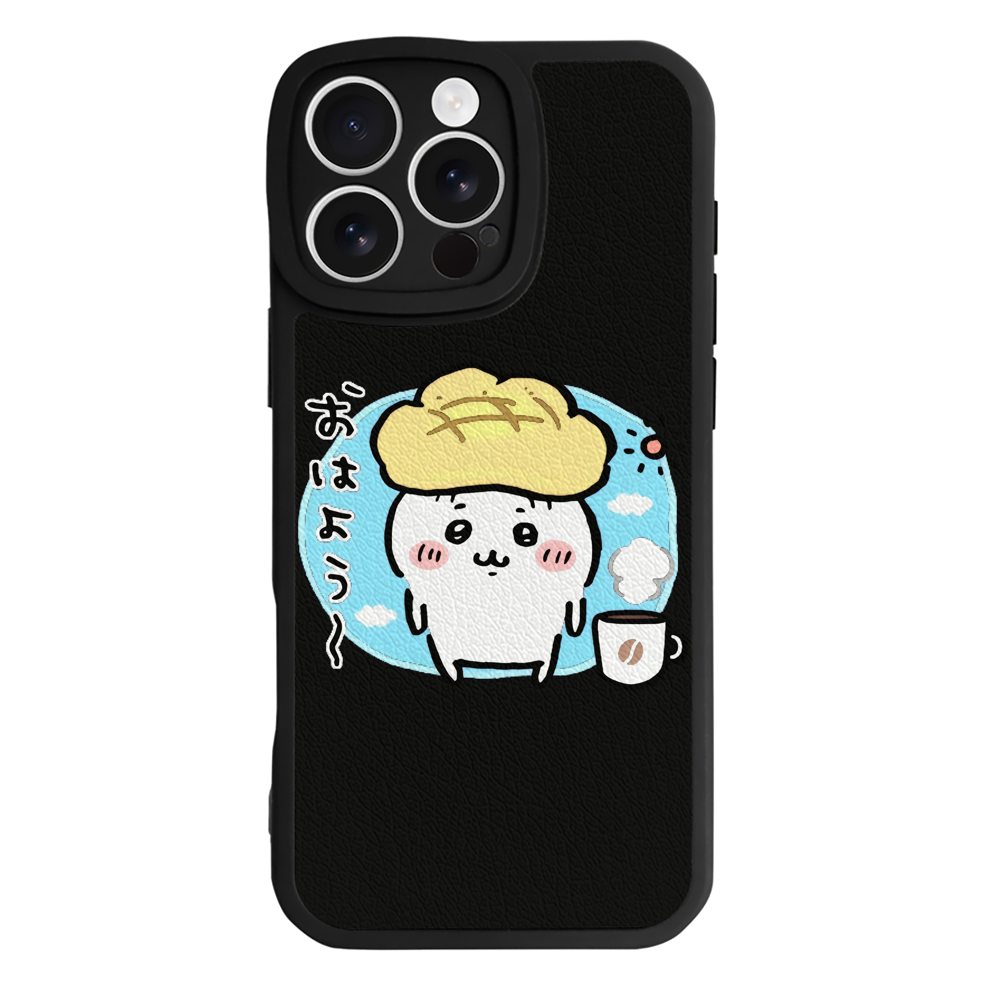 （画像用） ちいかわ ちいかわ Chii-kawa chiikawa 【iPhone 16シリーズ対応】シリコンスマホケース（レザー調） 材質：シリコン